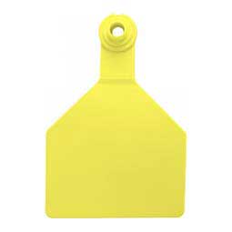 Stockman 2-piece Blank Cattle ID Ear Tags Yellow - Item # 46948
