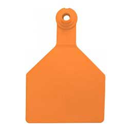 Stockman 2-piece Blank Cattle ID Ear Tags Orange - Item # 46948