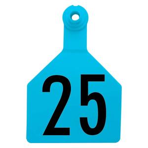 Stockman 2-Piece Numbered Cattle ID Ear Tags Dark Blue - Item # 46949