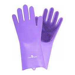 Grooming Wash Gloves for Dogs & Horses Purple - Item # 46954
