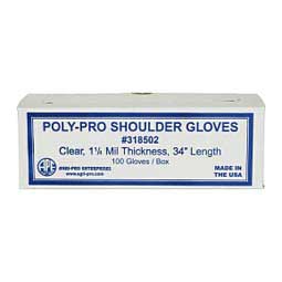 Disposable OB Sleeves Shoulder/Clear 1.25 mil (100 ct) - Item # 46956