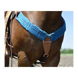 Colored 3" Mohair Horse Breast Collar Turquoise - Item # 46979