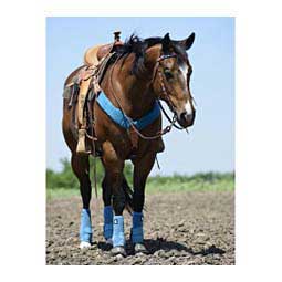 Colored 3" Mohair Horse Breast Collar Turquoise - Item # 46979