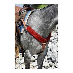 Colored 3" Mohair Horse Breast Collar Red - Item # 46979
