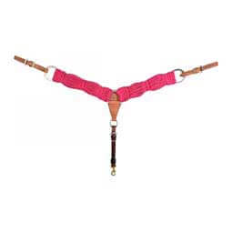 Colored 3" Mohair Horse Breast Collar Pink - Item # 46979