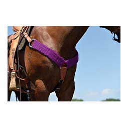 Colored 3" Mohair Horse Breast Collar Purple - Item # 46979