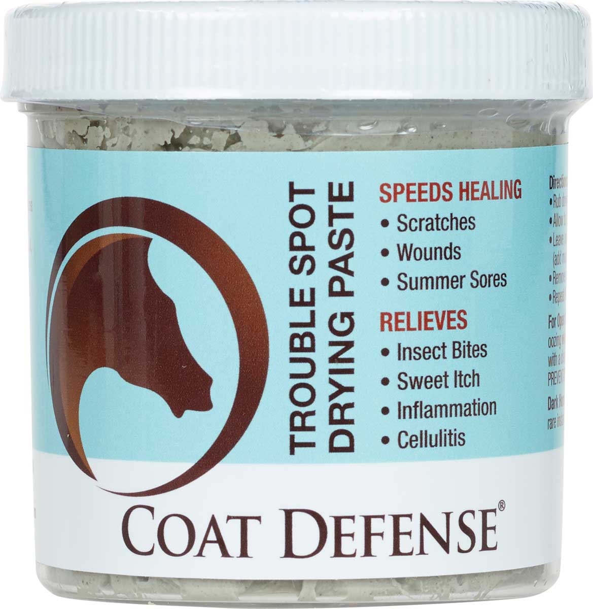 Coat Defense Trouble Spot Drying Paste for Horses Horsepowder - Wound Care, Health