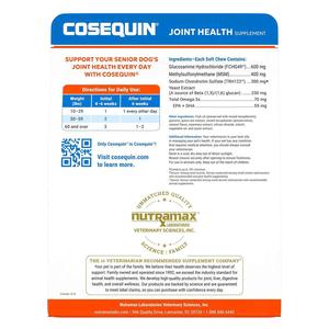 Cosequin Senior Joint Health Supplement for Senior Dogs Soft Chews 60 ct - Item # 47045