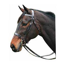 Henri De Rivel Advantage Hunt Horse Bridle Havana Brown - Item # 47132
