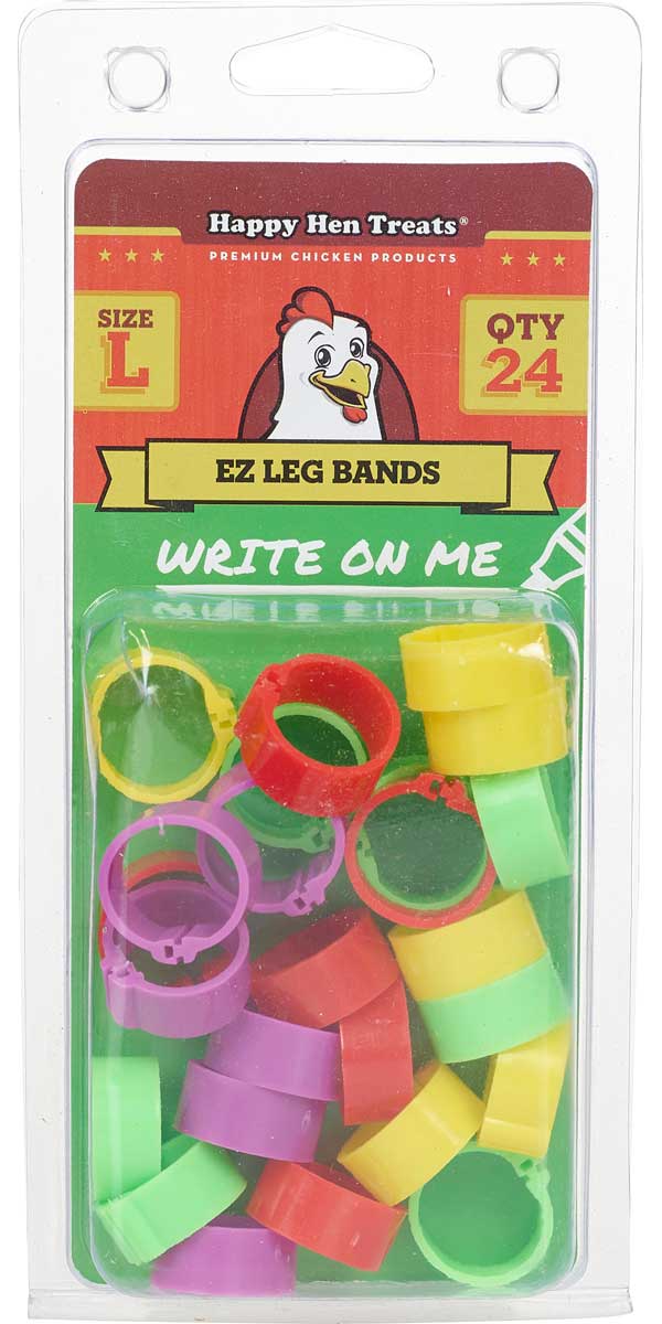 Happy Hen Ez Leg Bands For Chickens Happy Hen Treats Coops Pens 