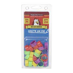 Happy Hen EZ Leg Bands for Chickens Medium (24 ct) - Item # 47166