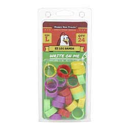 Happy Hen EZ Leg Bands for Chickens Large (24 ct) - Item # 47166