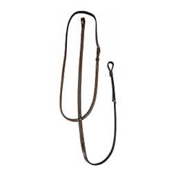 Henri De Rivel Pro Raised Fancy Stitched Standing Martingale Australian Nut - Item # 47179