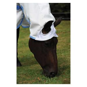 Comfitec Sweet Itch Shield Combo Horse Fly Sheet White/Blue - Item # 47241