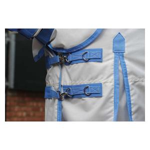 Comfitec Sweet Itch Shield Combo Horse Fly Sheet White/Blue - Item # 47241