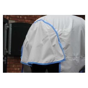 Comfitec Sweet Itch Shield Combo Horse Fly Sheet White/Blue - Item # 47241C