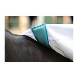 Comfitec Sweet Itch Shield Combo Horse Fly Sheet White/Blue - Item # 47241