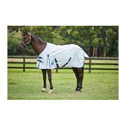 Kool Coat Classic III Horse Sheet White/Navy - Item # 47245