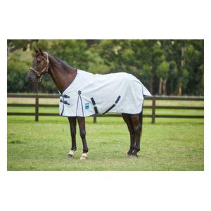 Kool Coat Classic III Horse Sheet White/Navy - Item # 47245