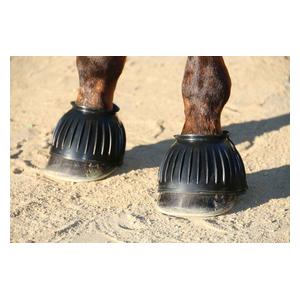 Rubber Pull-On Horse Bell Boots Black - Item # 47326