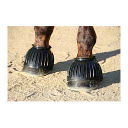 Rubber Pull-On Horse Bell Boots Black - Item # 47326