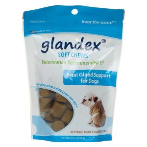 Glandex Soft Chews for Dogs Peanut Butter 30 ct - Item # 47366