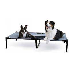 Pet Cot Elevated Dog Bed Gray/Black - Item # 47386