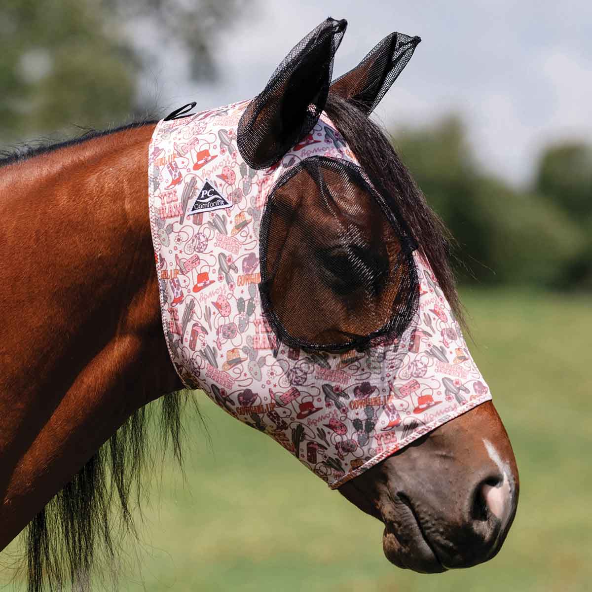 Valley Vet - Comfort Fit Deluxe Horse Fly Mask with Ears and Forelock ...