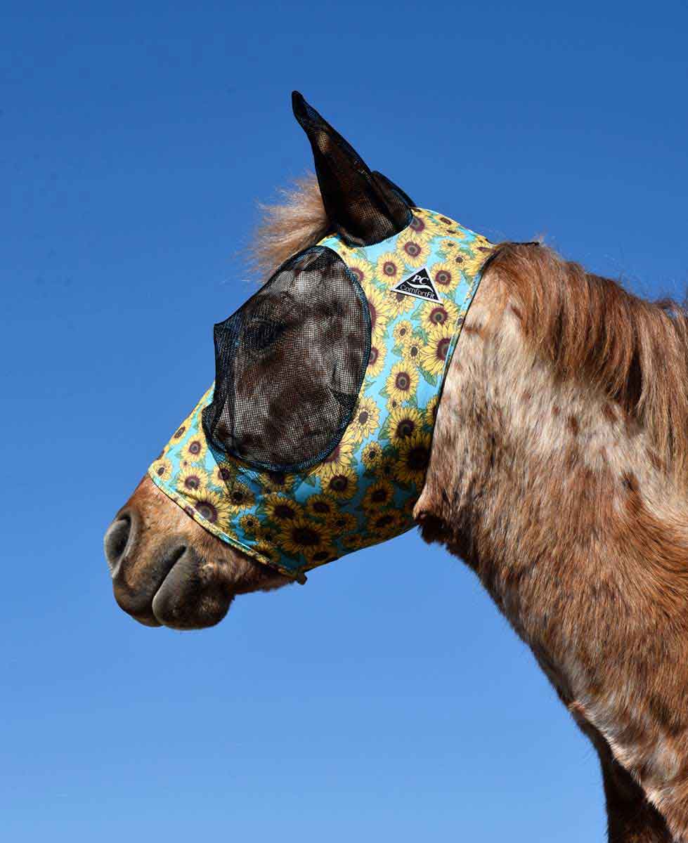 Comfort Fit Deluxe Horse Fly Mask With Ears And Forelock Opening comfort-fit-deluxe-horse-fly-mask-with-ears-and-forelock-opening