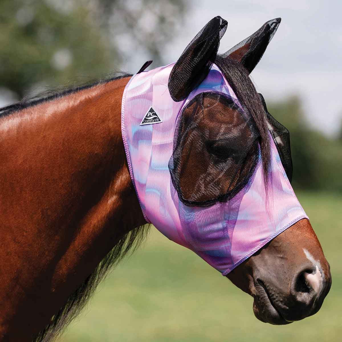 Valley Vet - Comfort Fit Deluxe Horse Fly Mask with Ears and Forelock ...