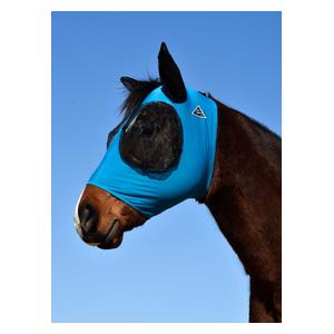 Comfort Fit Deluxe Horse Fly Mask with Ears and Forelock Opening Pacific Blue - Item # 47394
