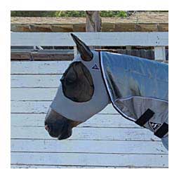 Comfort Fit Deluxe Horse Fly Mask with Ears and Forelock Opening Charcoal - Item # 47394C