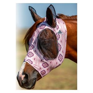 Comfort Fit Deluxe Horse Fly Mask with Ears and Forelock Opening Clay - Item # 47394