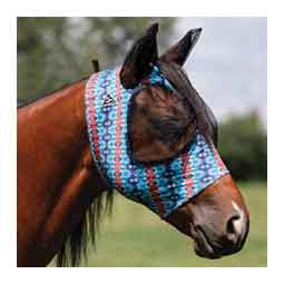 Comfort Fit Deluxe Horse Fly Mask with Ears and Forelock Opening Canyon - Item # 47394