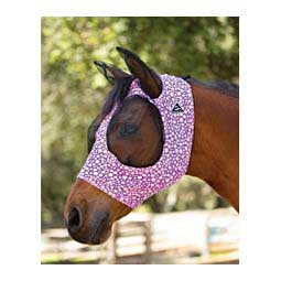 Comfort Fit Deluxe Horse Fly Mask with Ears and Forelock Opening Daisy - Item # 47394