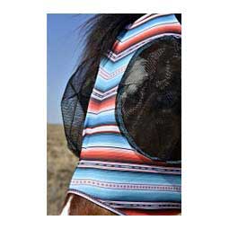 Comfort Fit Deluxe Horse Fly Mask with Ears and Forelock Opening Santiago - Item # 47394C