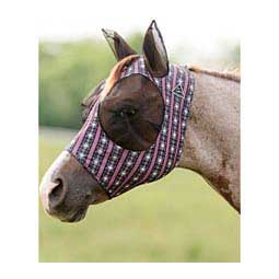 Comfort Fit Deluxe Horse Fly Mask with Ears and Forelock Opening Starburst - Item # 47394C