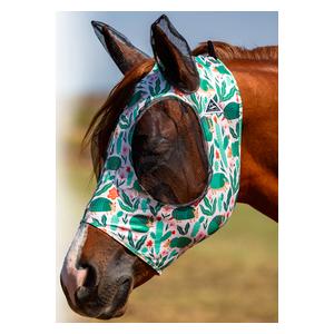 Comfort Fit Deluxe Horse Fly Mask with Ears and Forelock Opening Armadillo - Item # 47394
