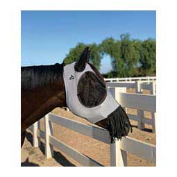 Comfort Fit Deluxe Horse Fly Mask with Ears Charcoal - Item # 47395