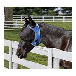 Uviator Horse Fly Mask with Web Trim Kentucky Blue - Item # 47464C