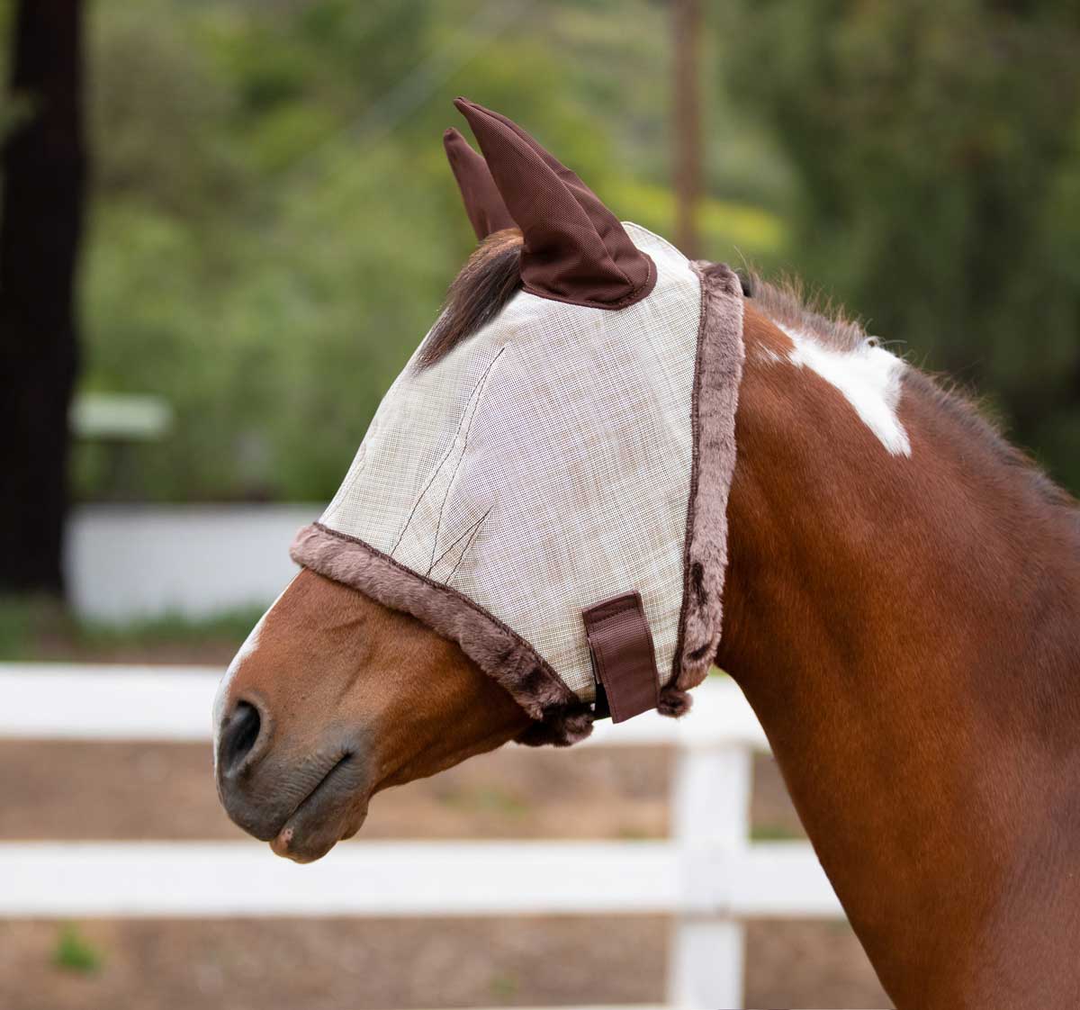 Fly Mask Valley Vet - Protective Horse Fly Mask with Ears Kensington - Fly Masks ...