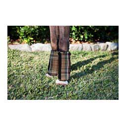 Protective Mini/Pony Bubble Fly Boots Black Plaid - Item # 47469