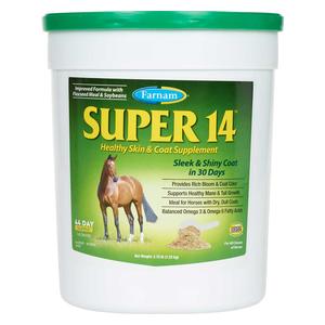 Super 14 Healthy Skin and Coat Supplement for Horses 2.75 lb (44 days) - Item # 47479