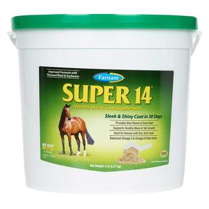 Super 14 Healthy Skin and Coat Supplement for Horses 5 lb (80 days) - Item # 47480