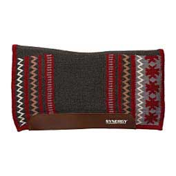 1" Synergy Clover Pattern Flex Contour Performance Horse Saddle Pad Charcoal/Gray Taupe - Item # 47620