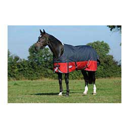 Comfitec Plus Dynamic II Standard Neck Medium Turnout Horse Blanket Black/Red/Silver - Item # 47670