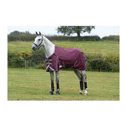 Comfitec Plus Dynamic II Standard Neck Medium Turnout Horse Blanket Maroon/Gray/White - Item # 47670