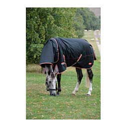 Comfitec Premier w/Therapy-Tec Detach-A-Neck Horse Blanket Medium Black/Silver/Red - Item # 47671
