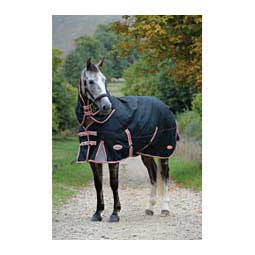 Comfitec Premier w/Therapy-Tec Detach-A-Neck Horse Blanket Medium Black/Silver/Red - Item # 47671