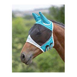 Fine Mesh Fly Mask with Ears Teal - Item # 47726